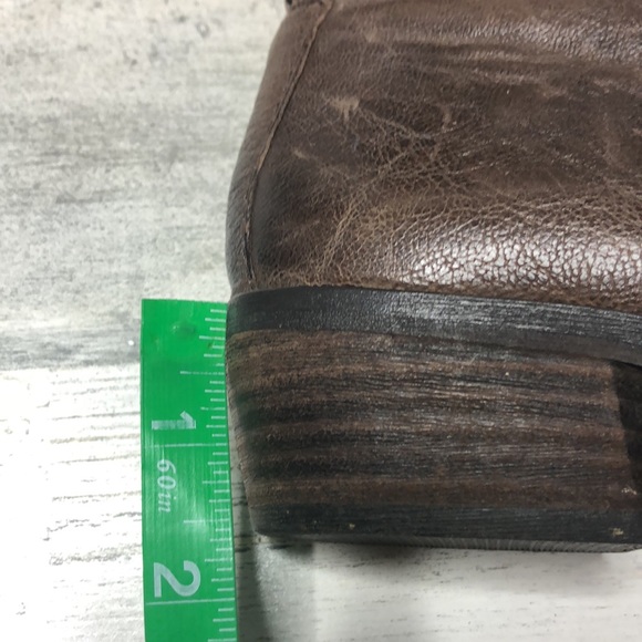 Sam Edelman James Boots Side Zip 7 Dark Brown - Picture 7 of 10